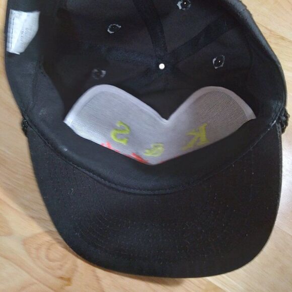 Vintage K&S Racing Fuels Logo Snap Back Neon Hat - Picture 5 of 6